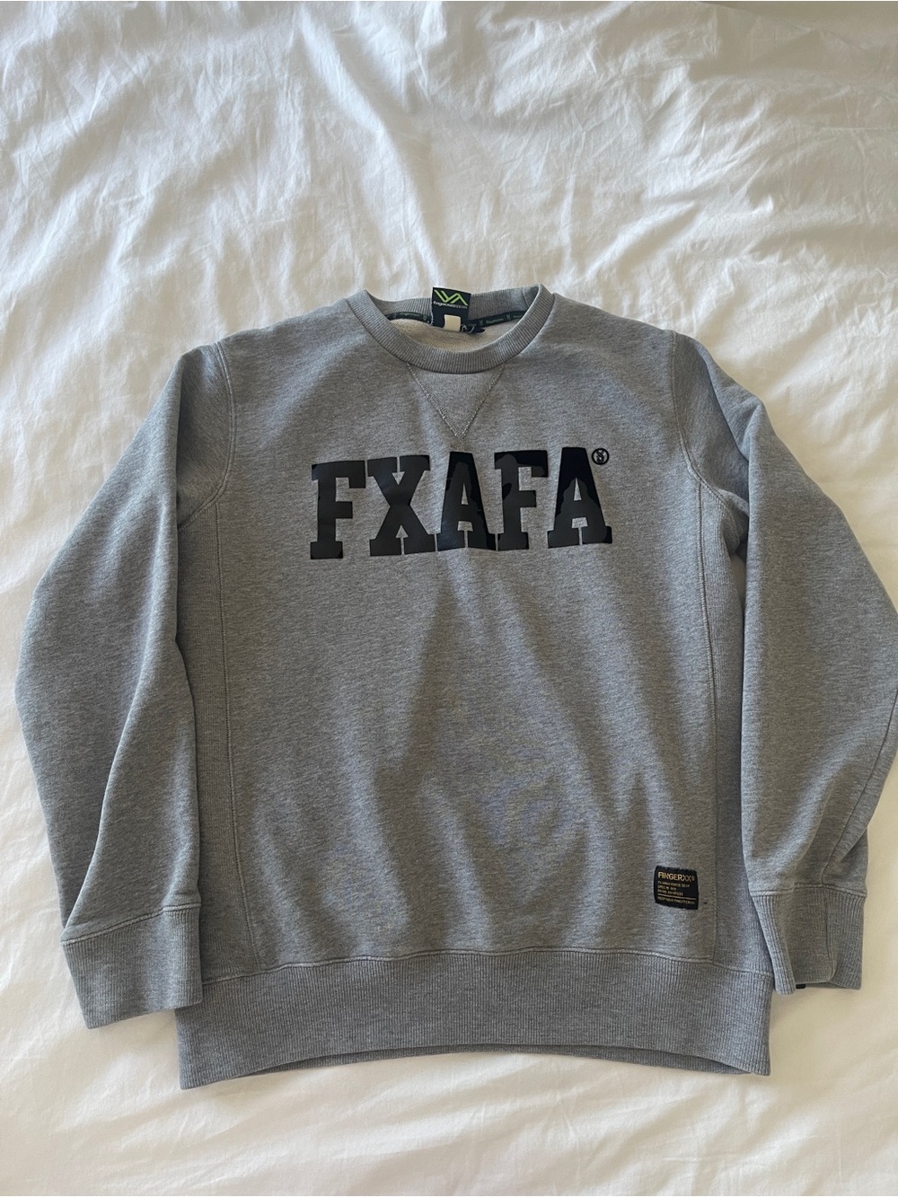 Unisex gray logo sweatshirt